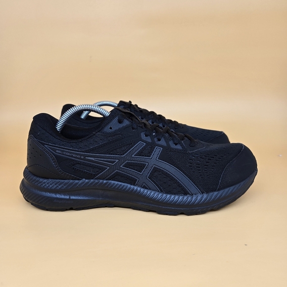ASICS Gel-Contend 8 'Black Carrier Grey' Men's Running Shoes Size 9 - Picture 3 of 8